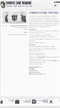 Mobile Screenshot of chorussinenomine.at